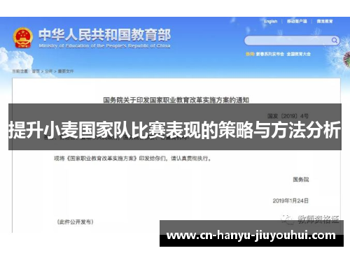 提升小麦国家队比赛表现的策略与方法分析